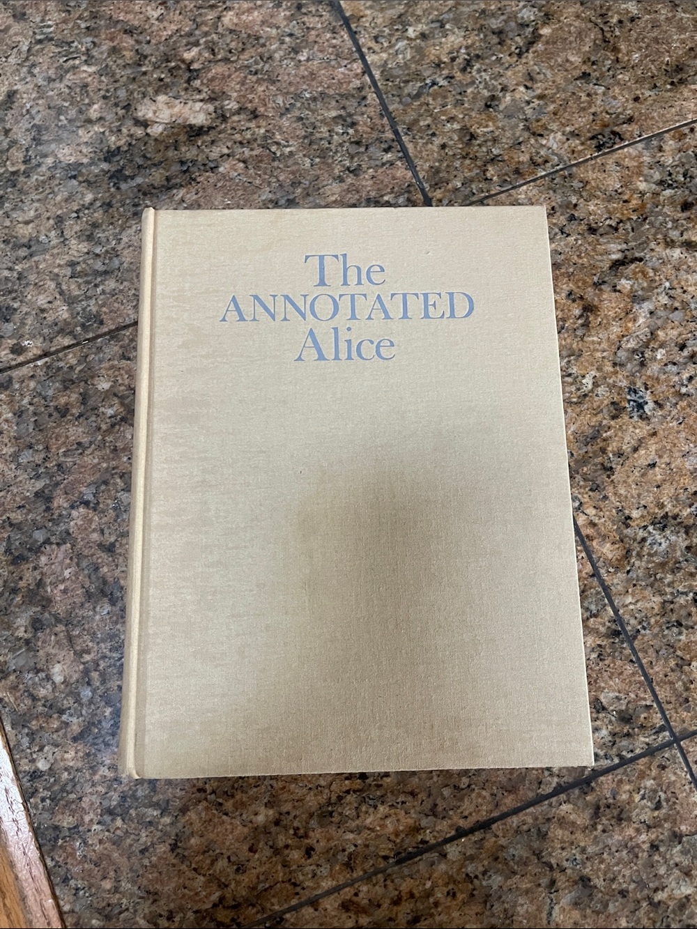 The Annotated Alice in wonderland Hardcover Book – Cream Cover